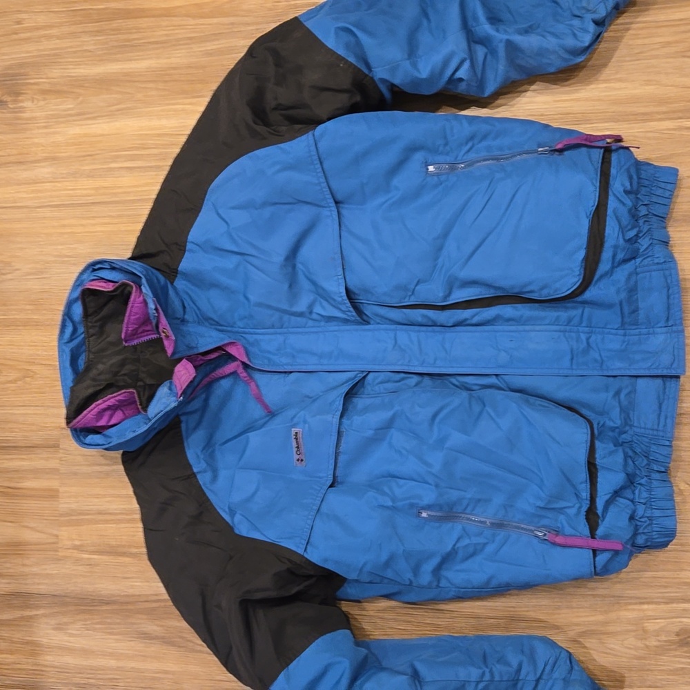 Vintage Columbia Powder Keg 3 In 1 Colorblock Ski